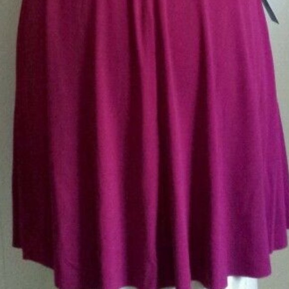 NWT ANN Taylor Very Berry Jersey Tucked Strap Dres - Picture 5 of 6